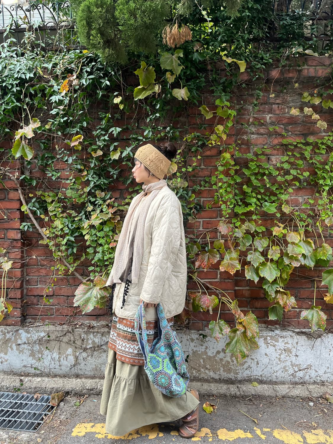 일본 히피무드 크로셰 핸드백 상품이미지6