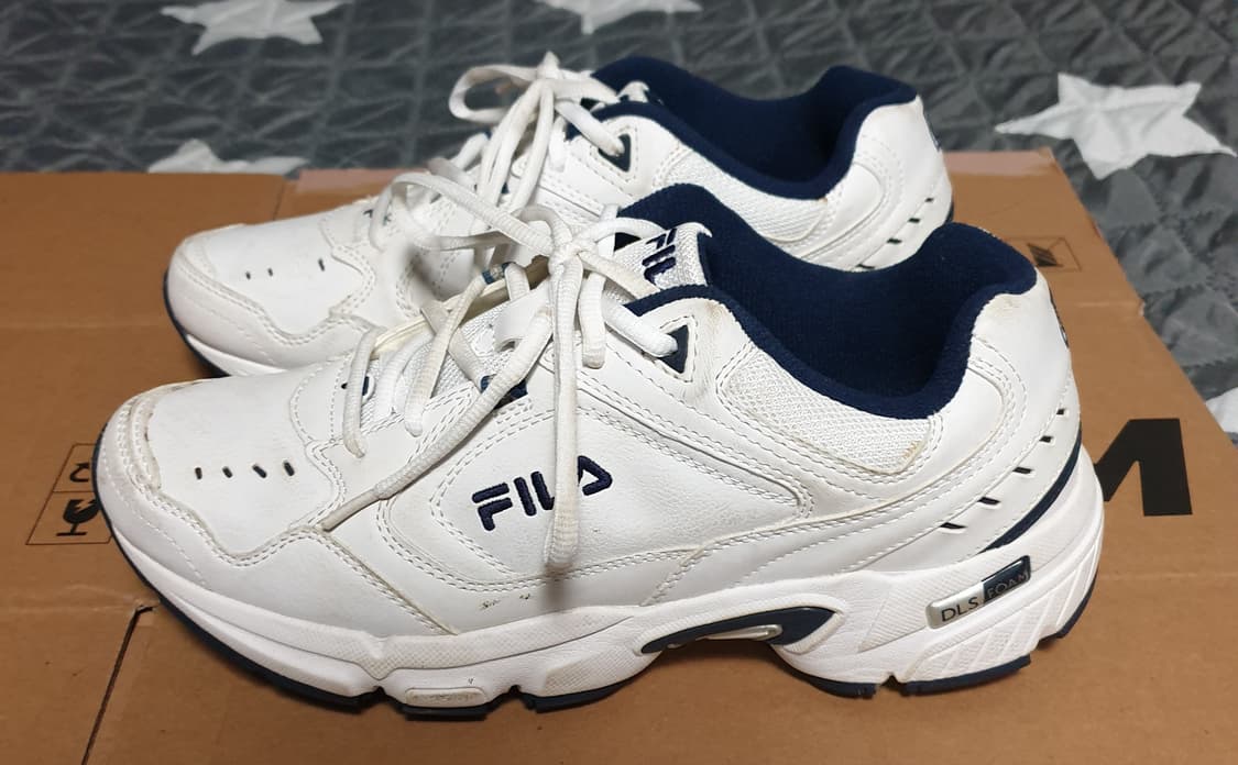 FILA 레인져22 어글리 스니커즈 화이트 네이비 (270) 상품이미지1