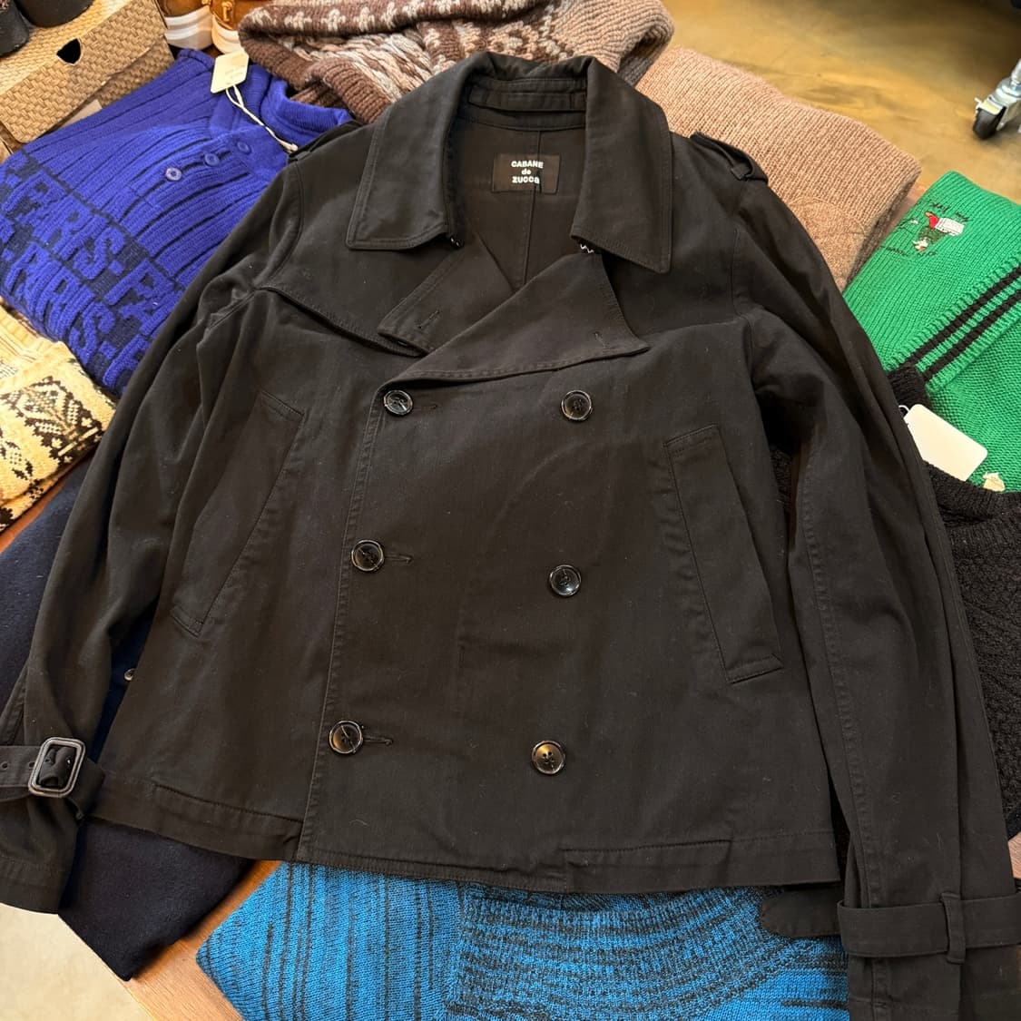 카반드 주카 더블 브레스트 자켓 견장 MADE IN JAPA 상품이미지1