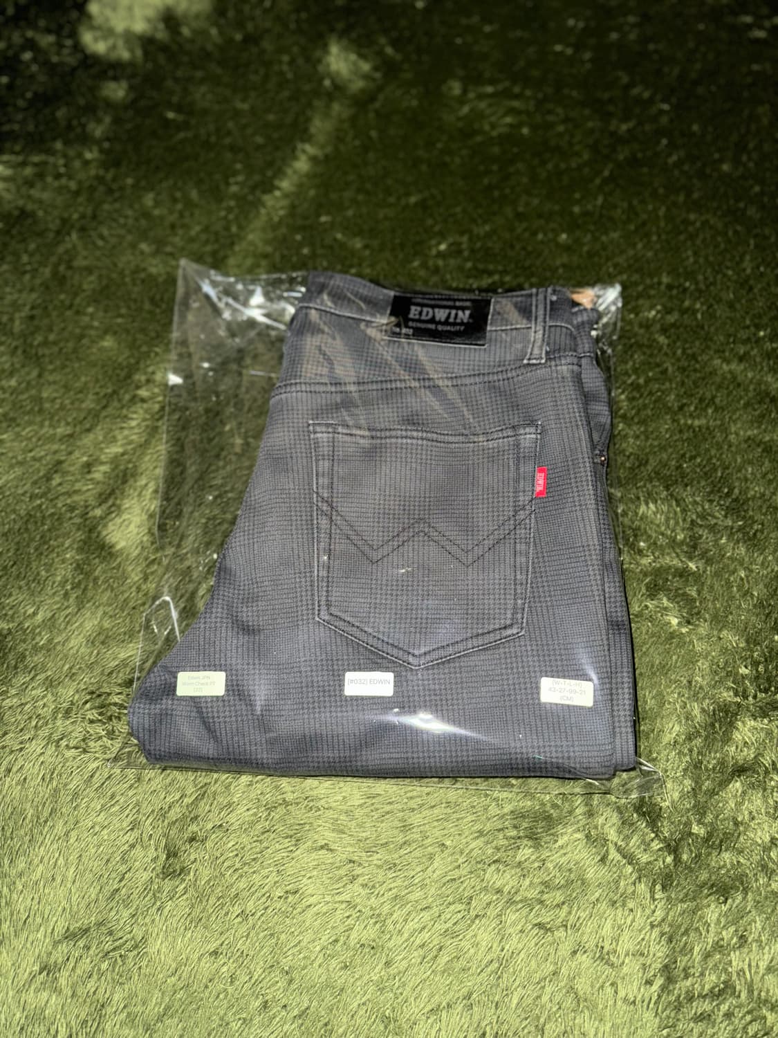 [32] EDWIN 에드윈 재팬 WILD FIRE 웜 체크 팬츠 상품이미지10