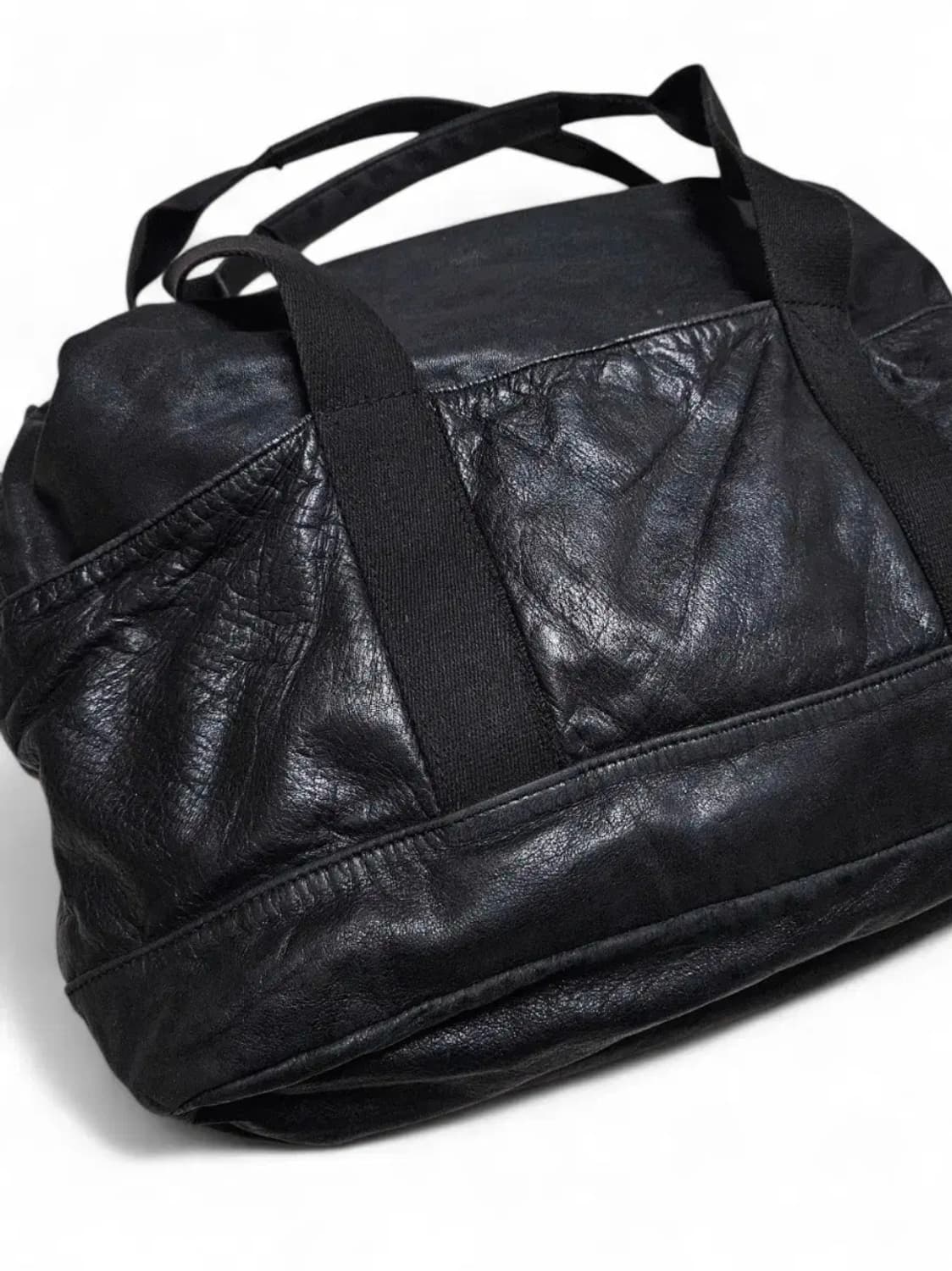 요지 야마모토 소가죽 투웨이 보스톤백 상품이미지3