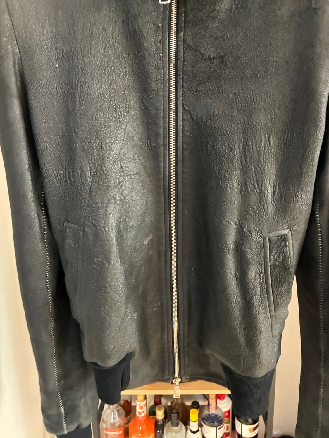 텐세이오또 레더 자켓 46 상품이미지3