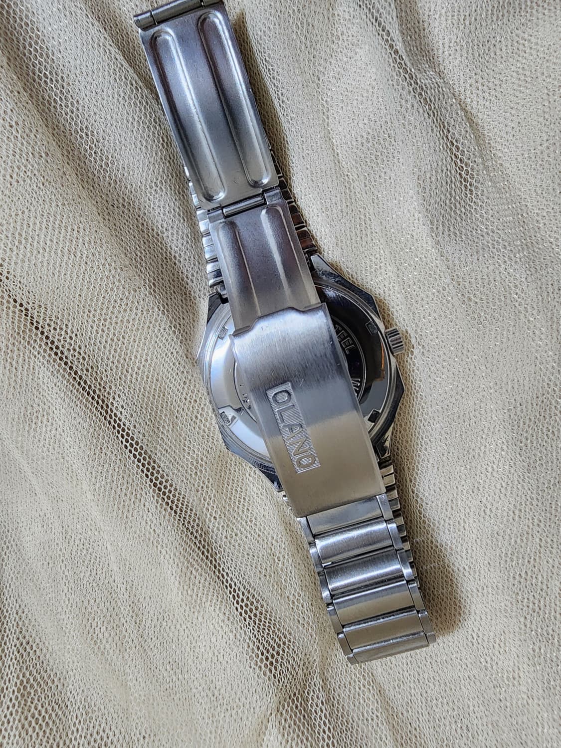 빈티지 OLANO 수동 기계식 청판 메탈 시계 상품이미지5