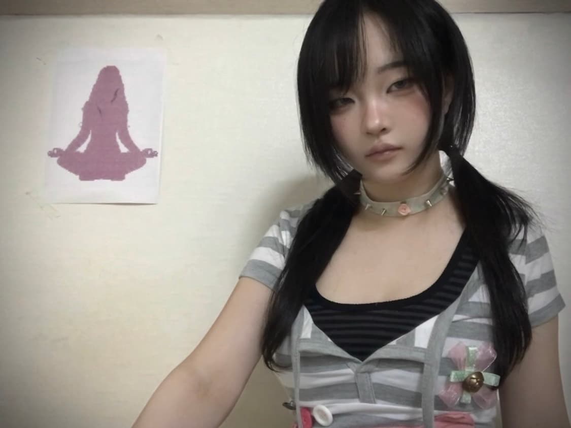 Handmade Spike Rose Choker 상품이미지1