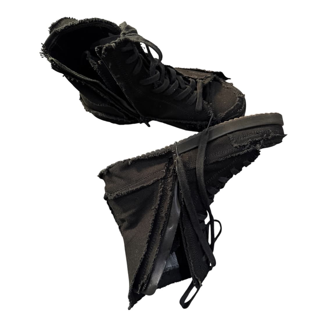 Yohji yamamoto distressed high top 상품이미지4