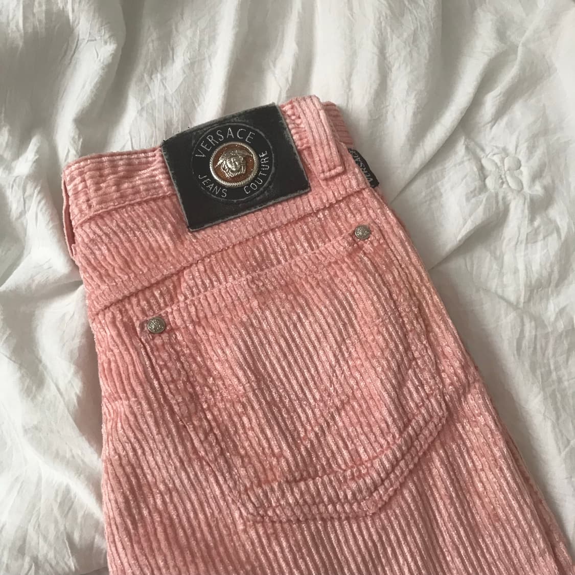 베르사체 진스 벨벳 골덴 바지 상품이미지2