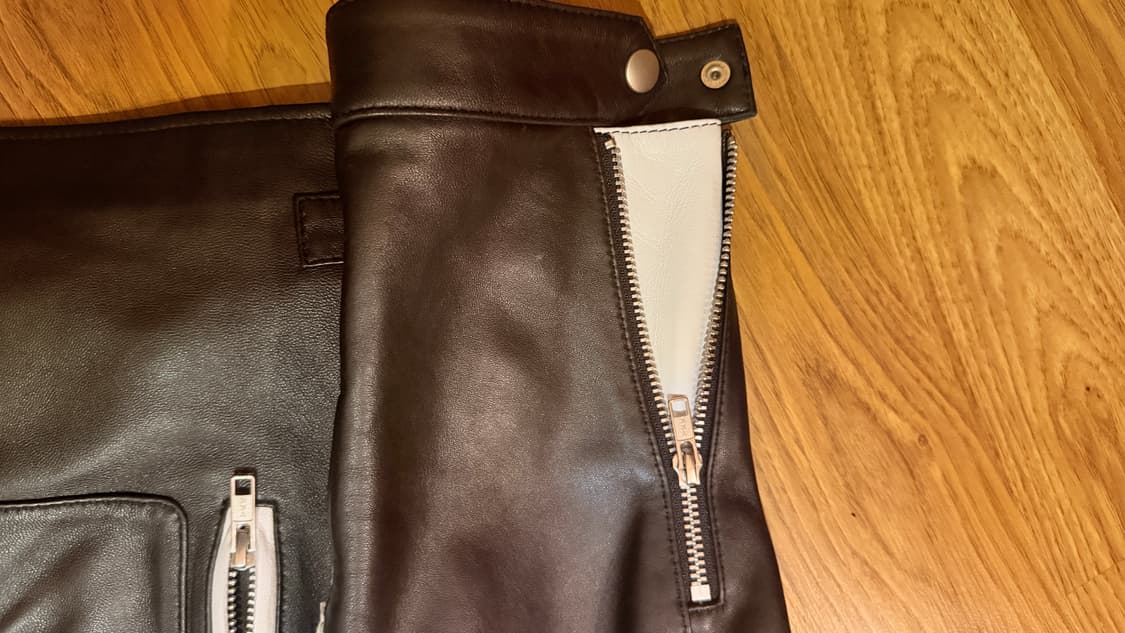 도프제이슨 믹스 레더 라이더 자켓 (양가죽) 상품이미지6