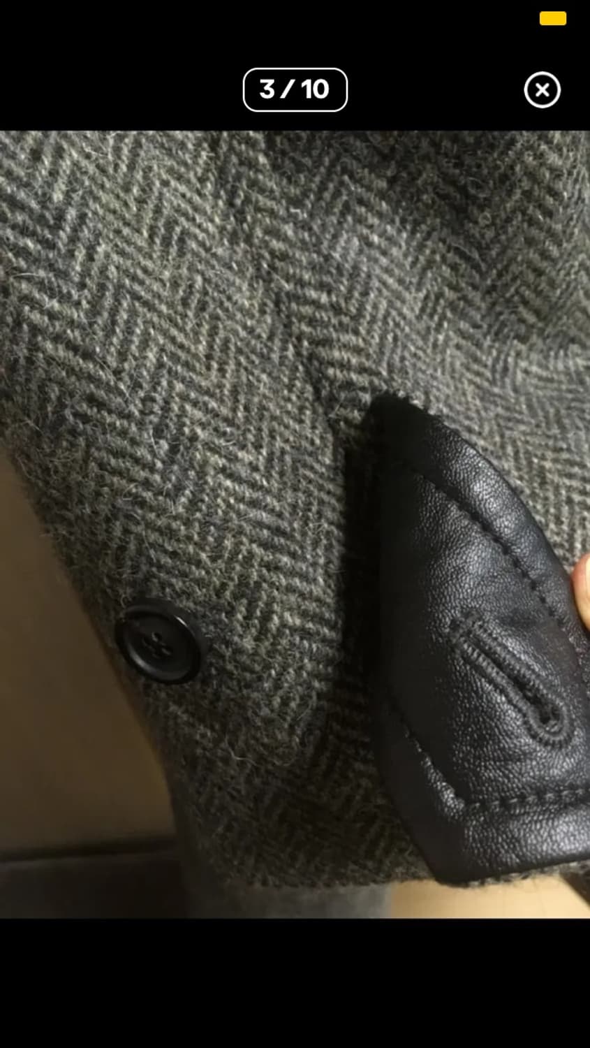 알테 울 헤링본 롱코트 상품이미지3