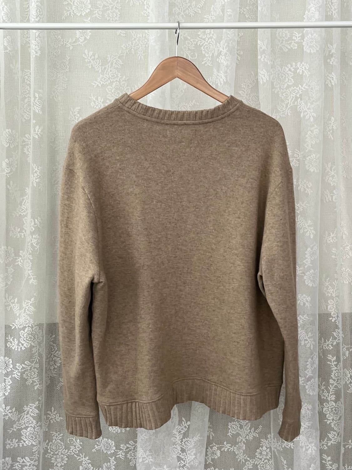 L) 올세인츠 니트 맨투맨 베이지 상품이미지2