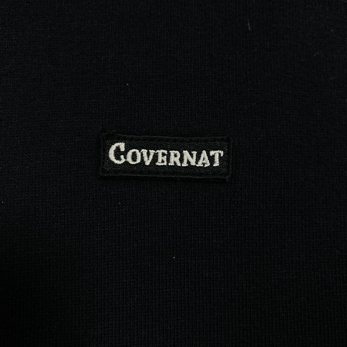 커버낫 스몰 로고 블랙 후드 집업 상품이미지2