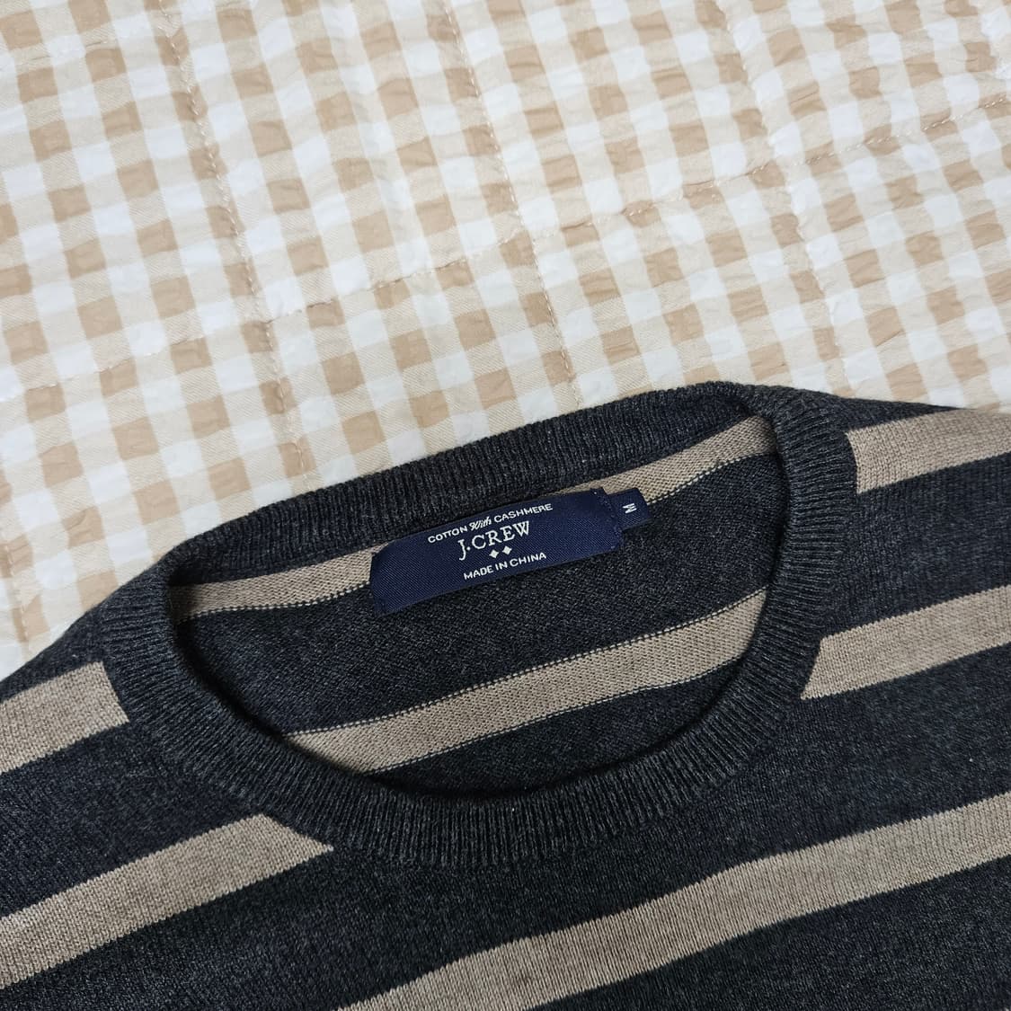 제이크루 긴소매 면니트 스워테 남자100 상품이미지2