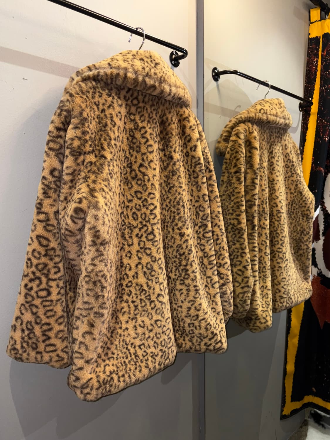 빈티지 빅카라 레오파드 퍼자켓 상품이미지9