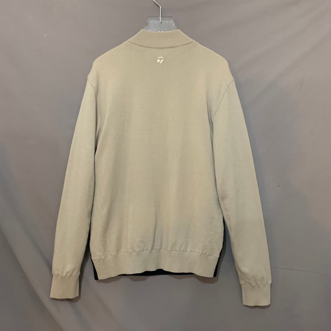 XL 테일러메이드 골프 투톤 배색 반집업 방풍 니트 상품이미지2