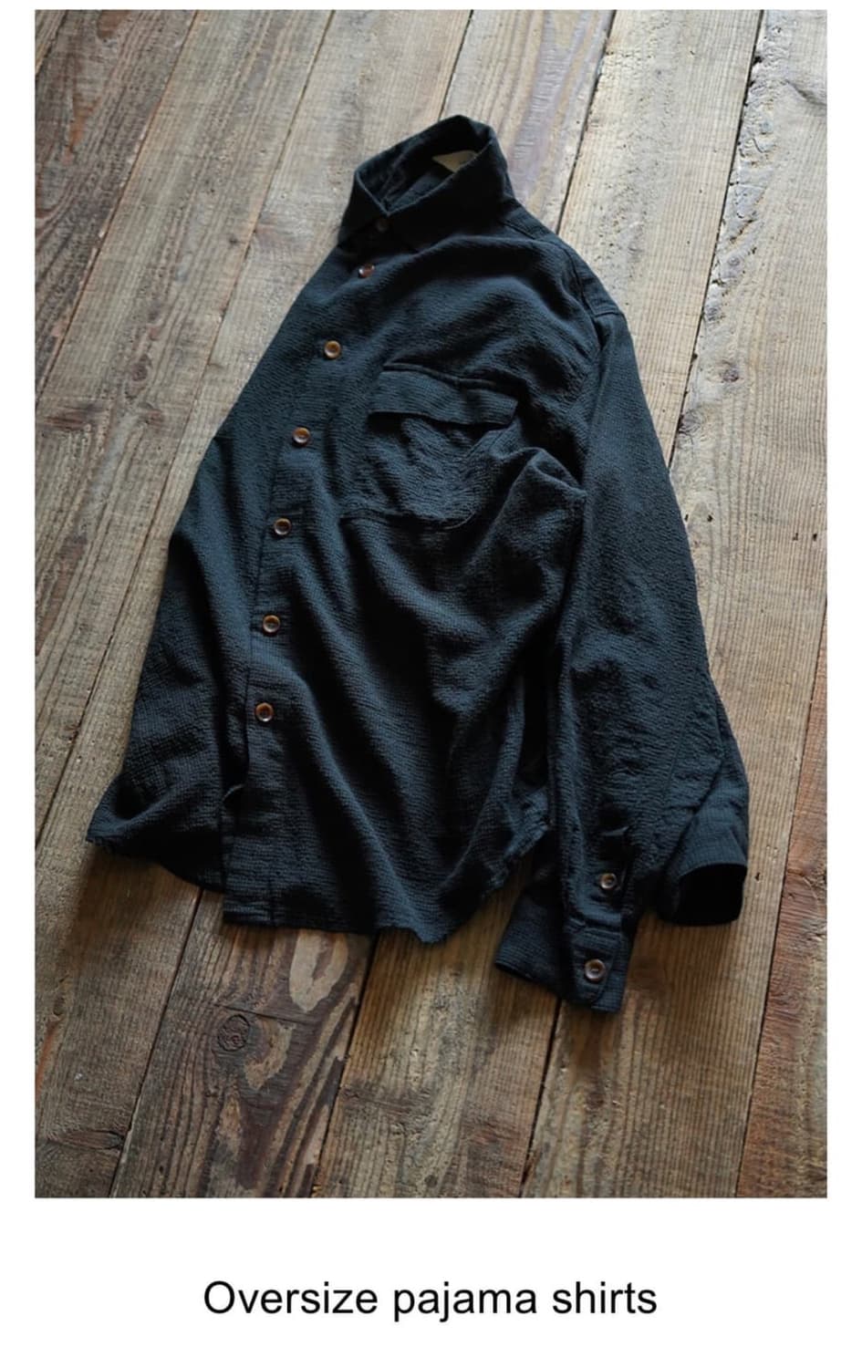 [M] 워드로브 41 오버사이즈 파자마 셔츠 상품이미지4