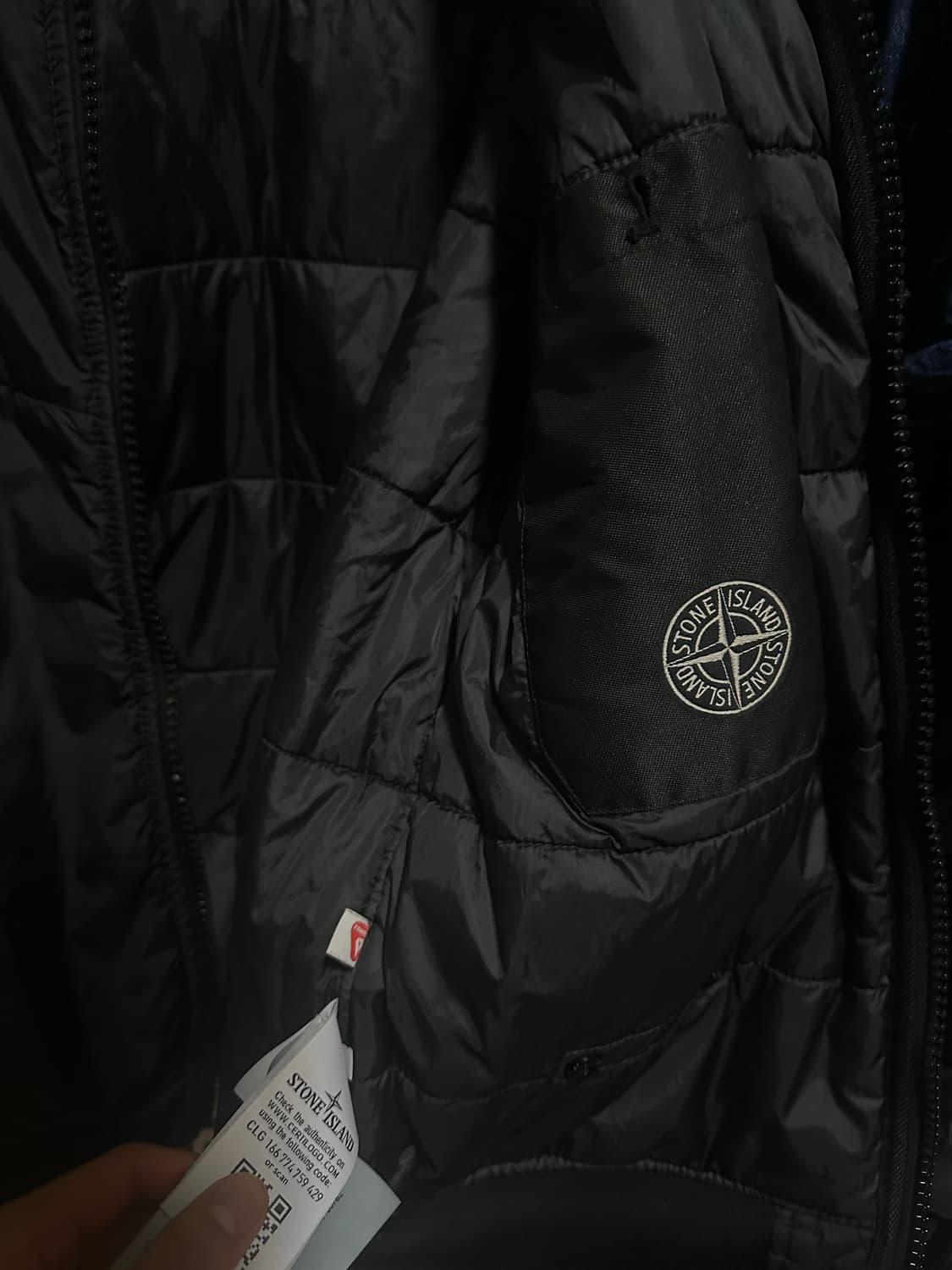 [m] 급처 스톤아일랜드 크링클랩스 프리마로프트 20fw m사이즈 상품이미지5