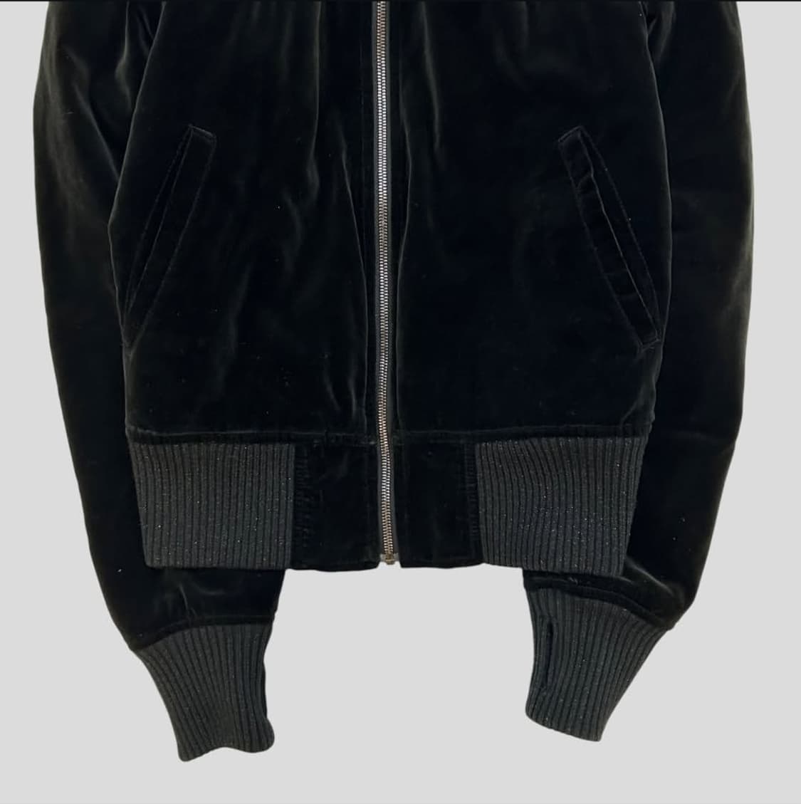 히스테릭글래머 HYSTERIC GLAMOUR 벨벳 블루종 상품이미지6