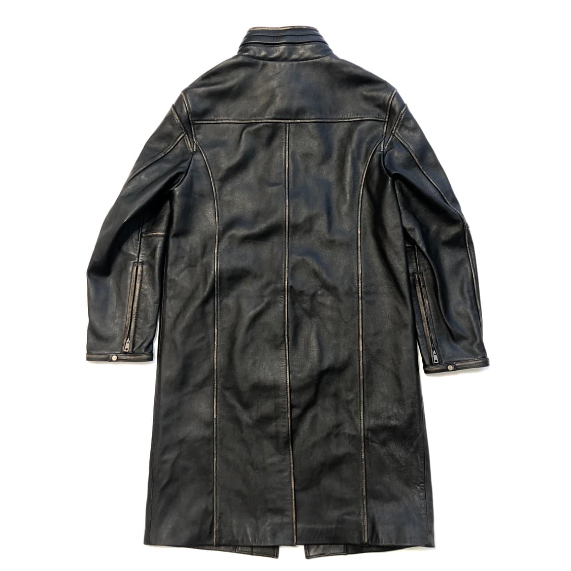 스튜디오테이블 카우하이드 레더 코트  상품이미지2