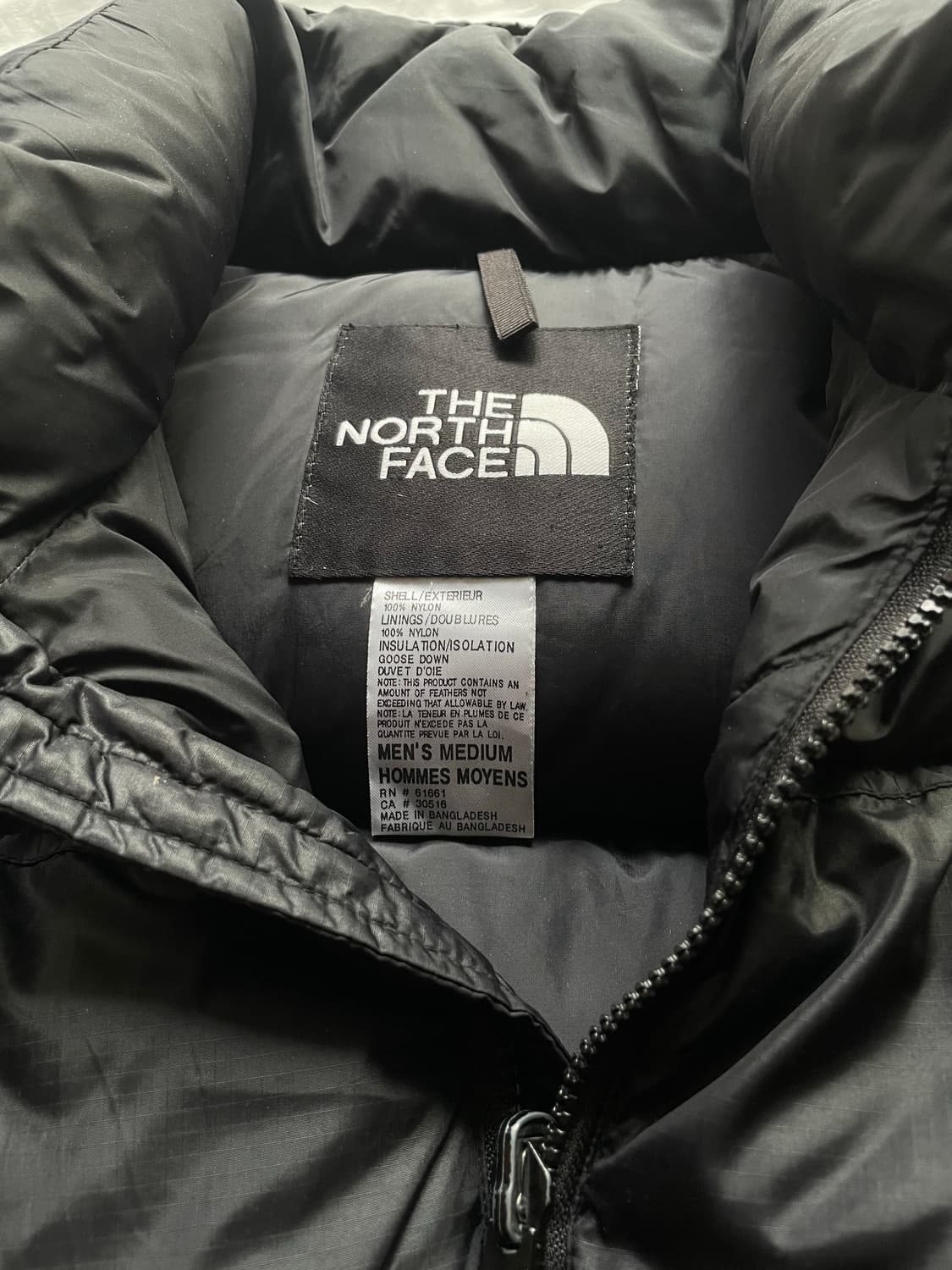 노스페이스 눕시 해외판 방글라데시 생산 상품이미지3