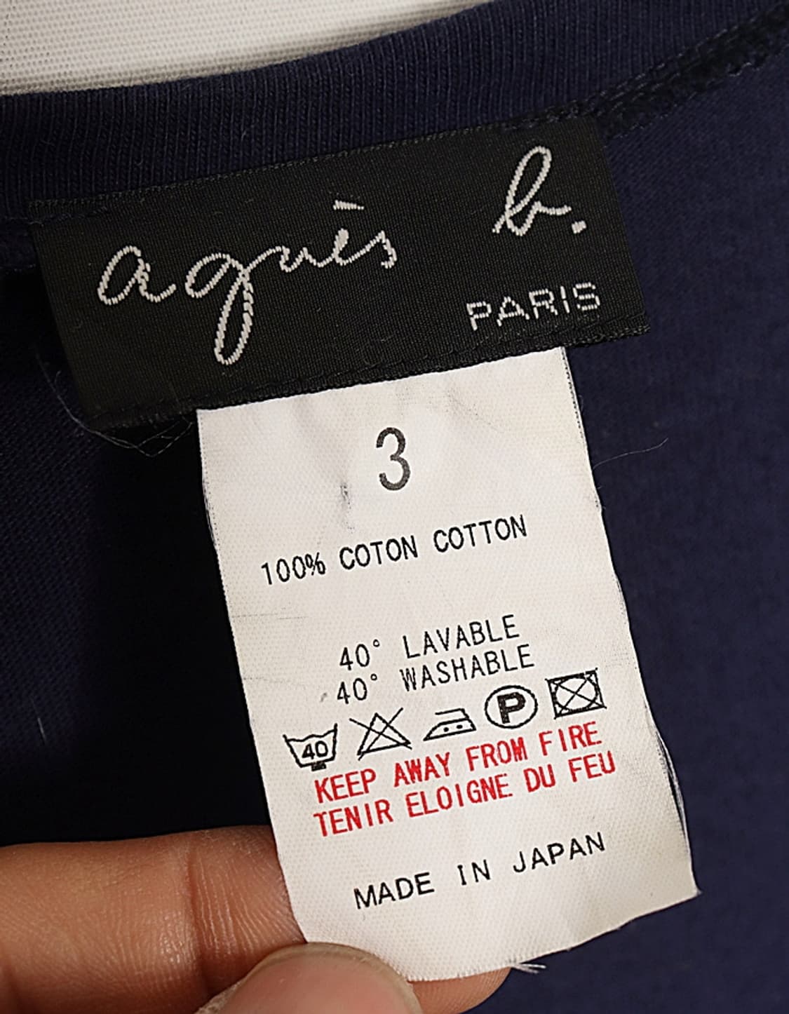 agnes b Cotton One-Piece 상품이미지7