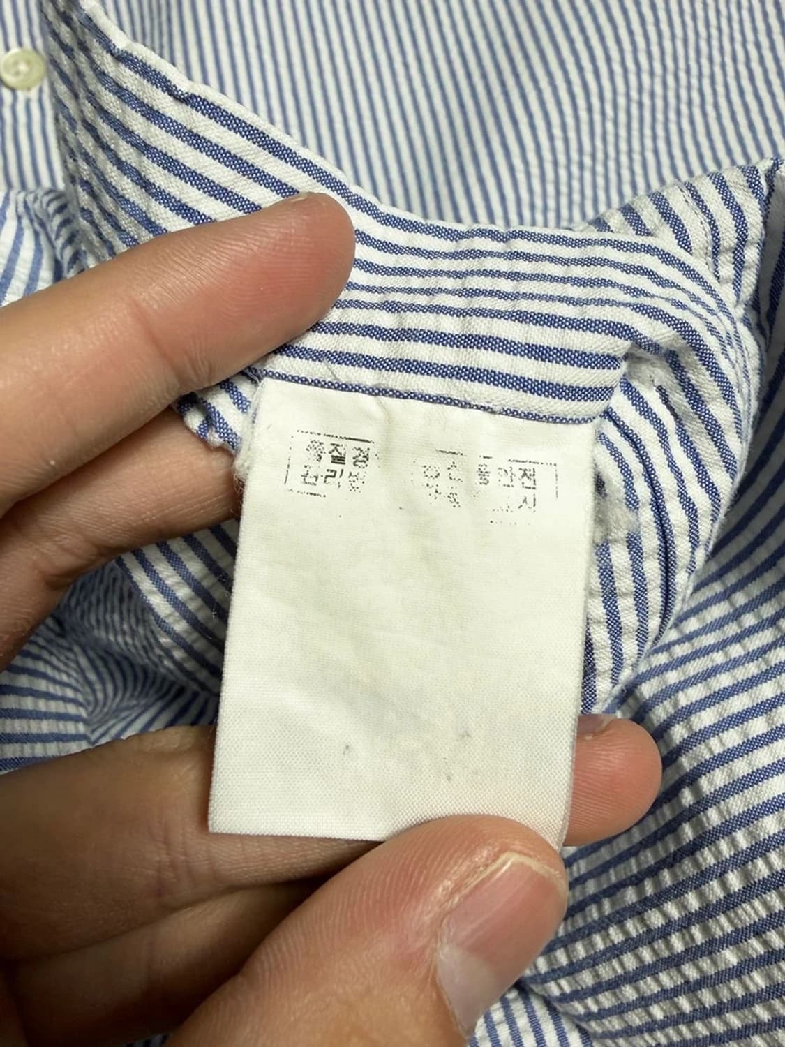 폴로 랄프로렌 커스텀핏 스트라이프 반팔 셔츠 R1539 상품이미지5
