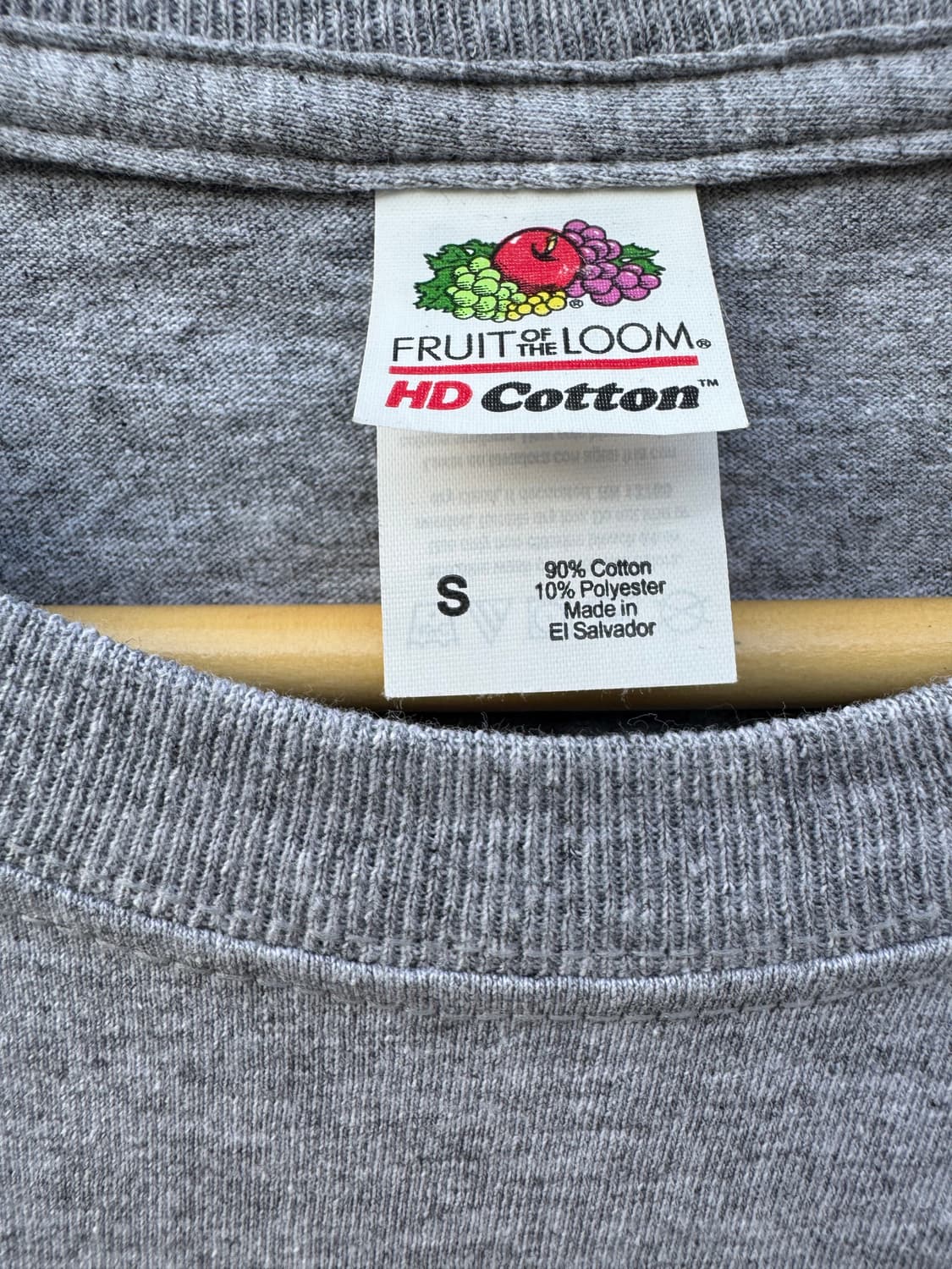 빈티지 FRUIT OF THE LOOM 프린팅 반팔 티셔츠 S 상품이미지3