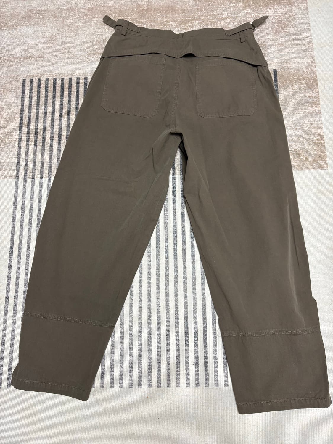 노운 curved chino pants (khaki brown) 상품이미지3