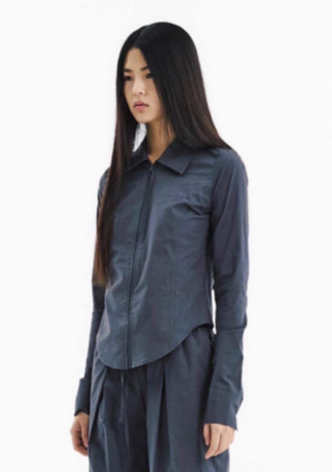 오호스 차콜 셔츠 상품이미지1