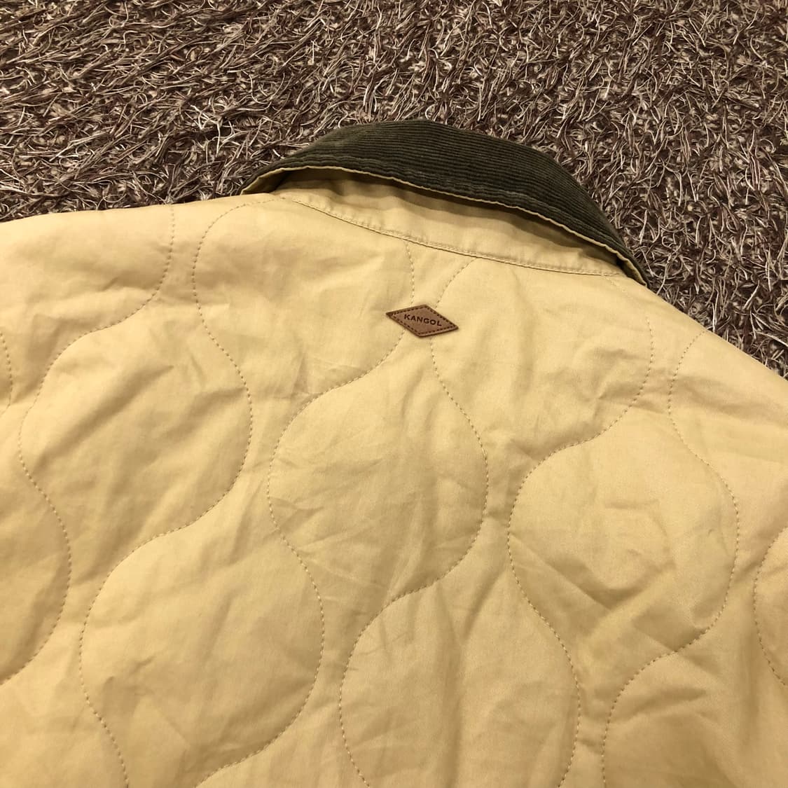 M 캉골 코듀로이 카라 퀄팅 자켓 상품이미지4