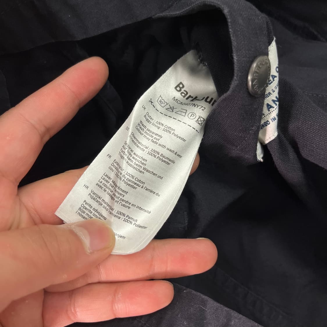 95 바버 쿰브레이 캐주얼 코튼 자켓 상품이미지7