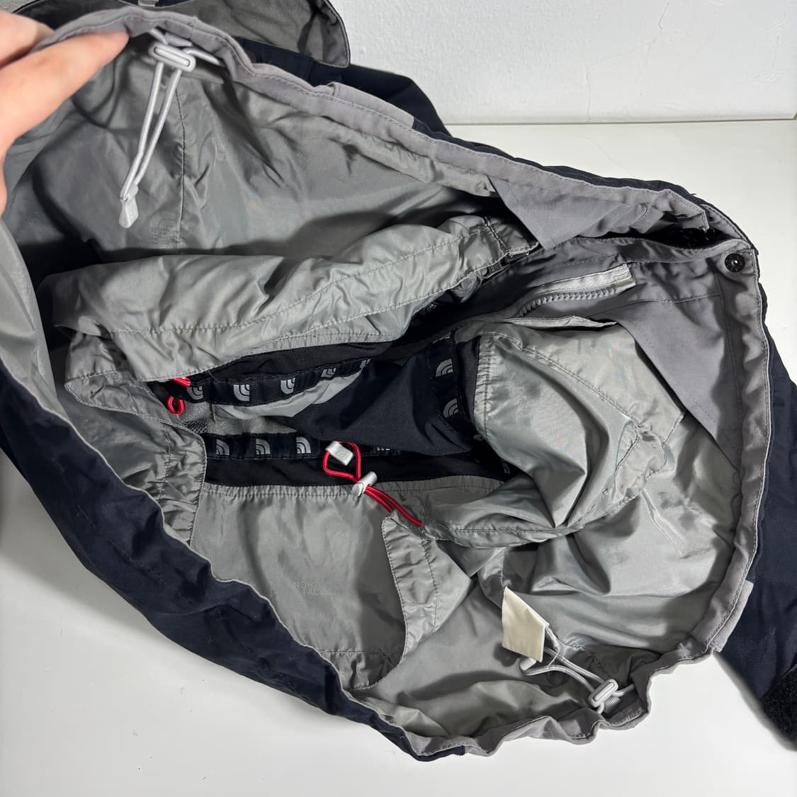 100 L 노스페이스 검회 밑단고무줄 나일론 하이벤트 바람막이 상품이미지6