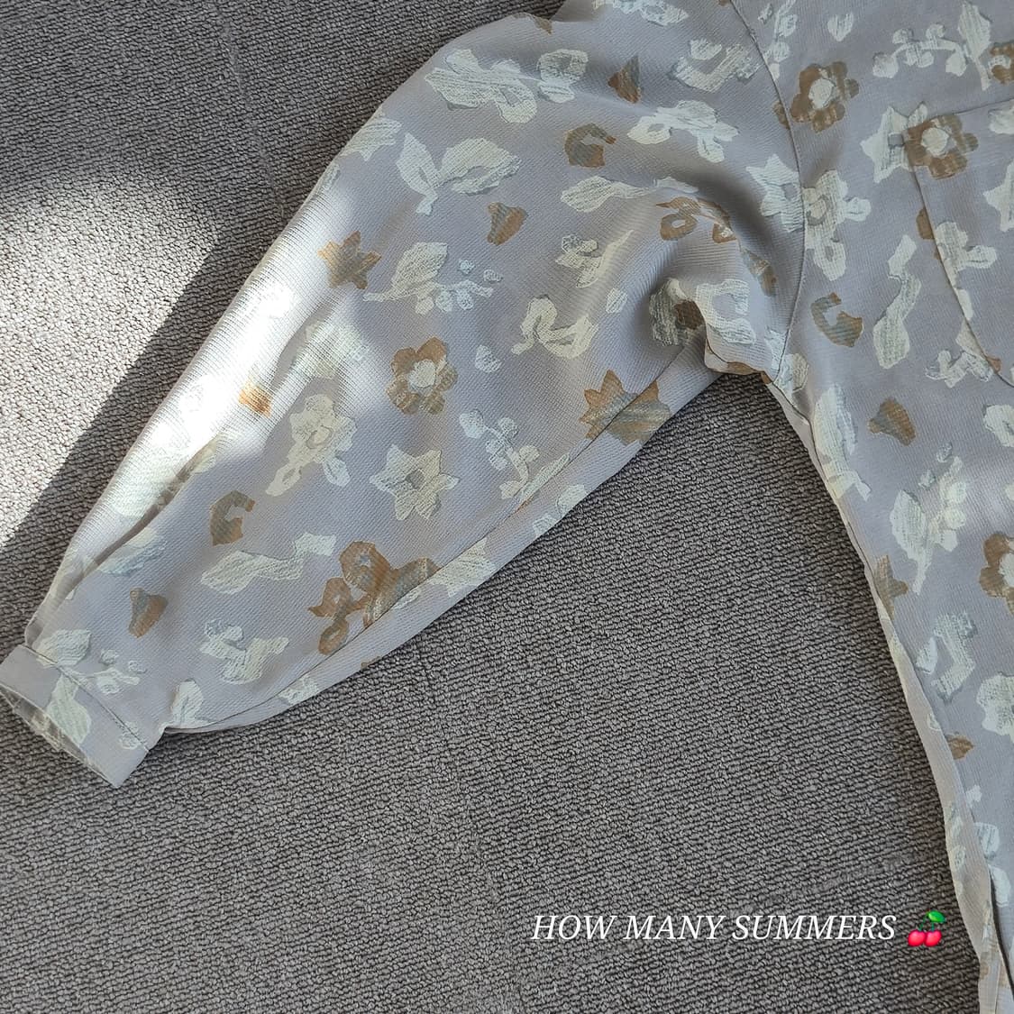 Japanese Vintage 패턴 블라우스 상품이미지5