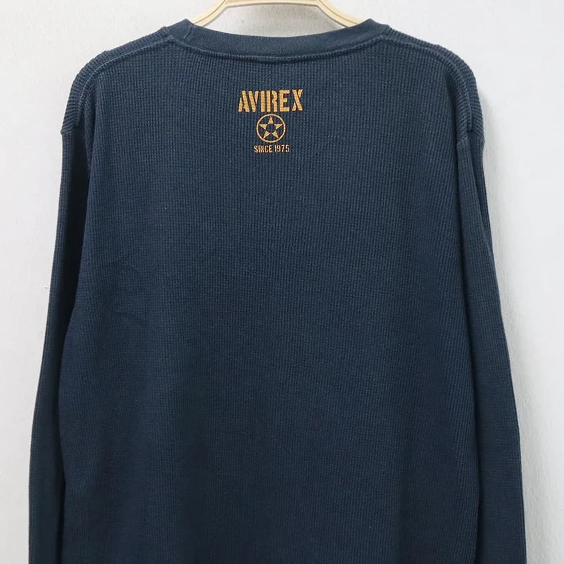AVIREX NAVY WAFFLE LONG SLEEVE 상품이미지6