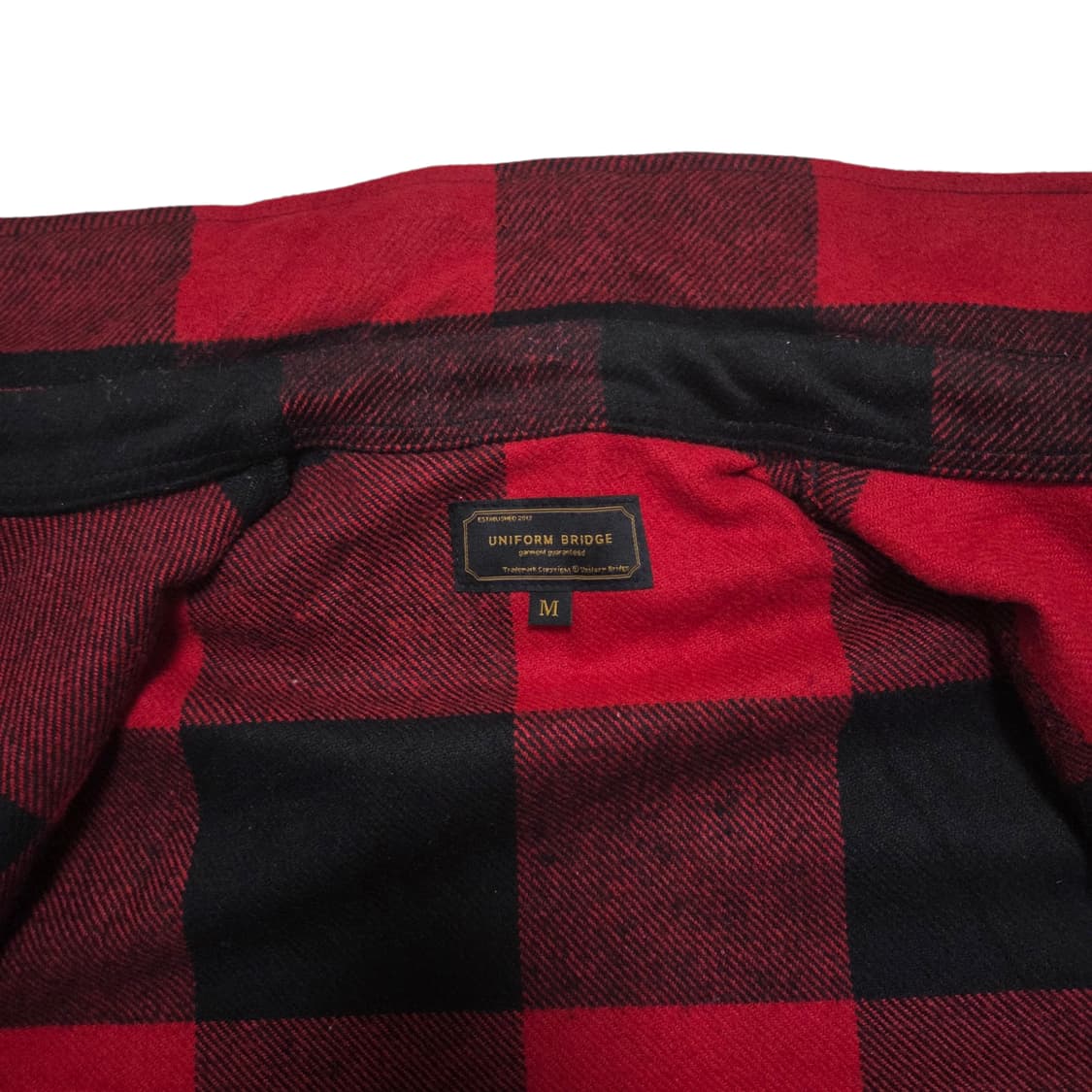 Uniform bridge 유니폼브릿지 체크 울 셔츠 워크 자켓 상품이미지3