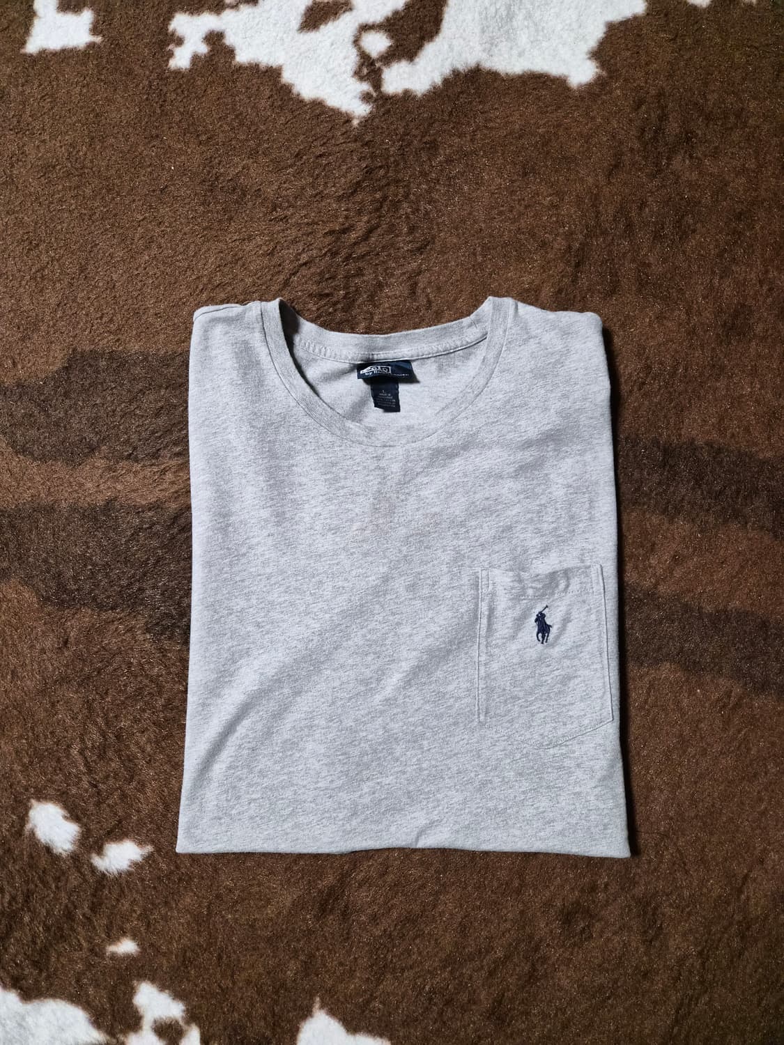 폴로 랄프로렌 남성용 그레이 반팔티(L~XL) 상품이미지5