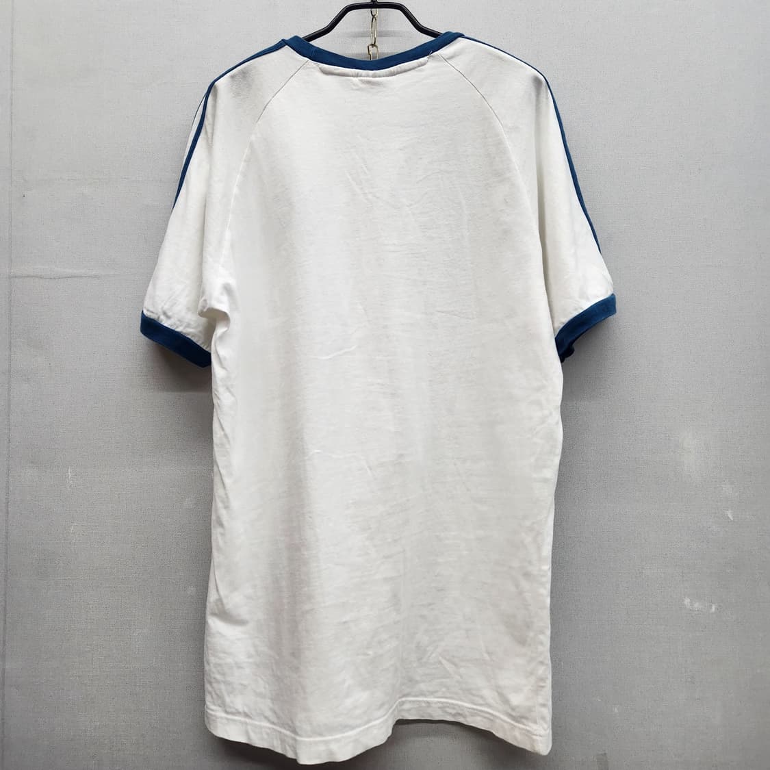 아디다스 로고 삼선 링거 반팔티 2XL(L) 상품이미지4