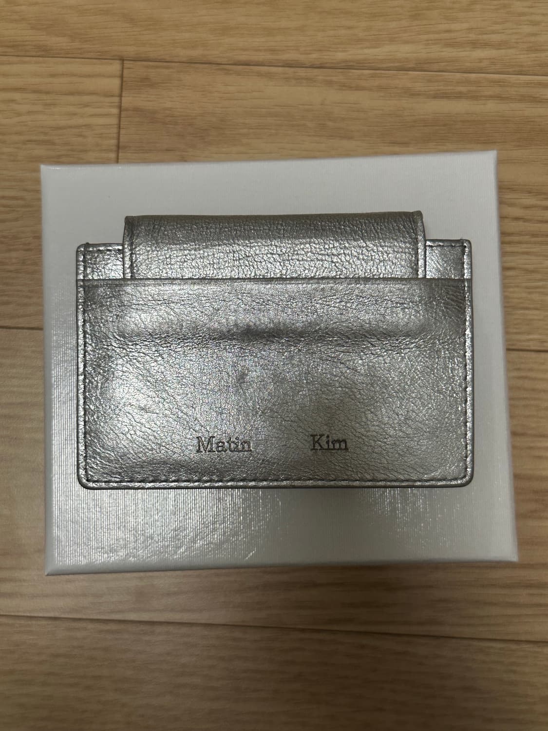 마뗑킴 실버 아코디언 지갑  상품이미지3