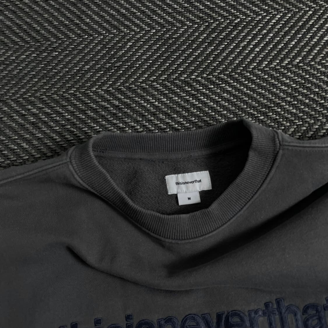 디스이즈네버댓 빅로고 피그먼트 스웻 셔츠y 3422 상품이미지5