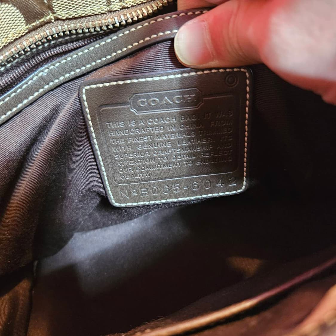 코치(Coach) 빈티지 시그니쳐 블라 숄더백 상품이미지9