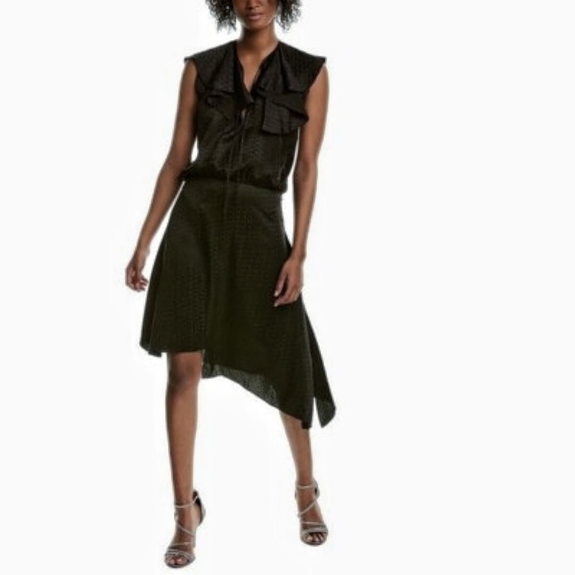 쟈딕앤볼테르 실크 로고 자카드 원피스 상품이미지2