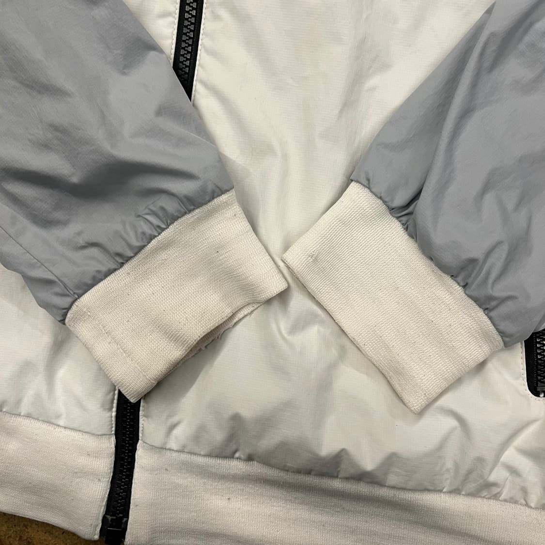 [정품/L] 나이키 바람막이 자켓 블랙 화이트 그레이 b15 상품이미지7