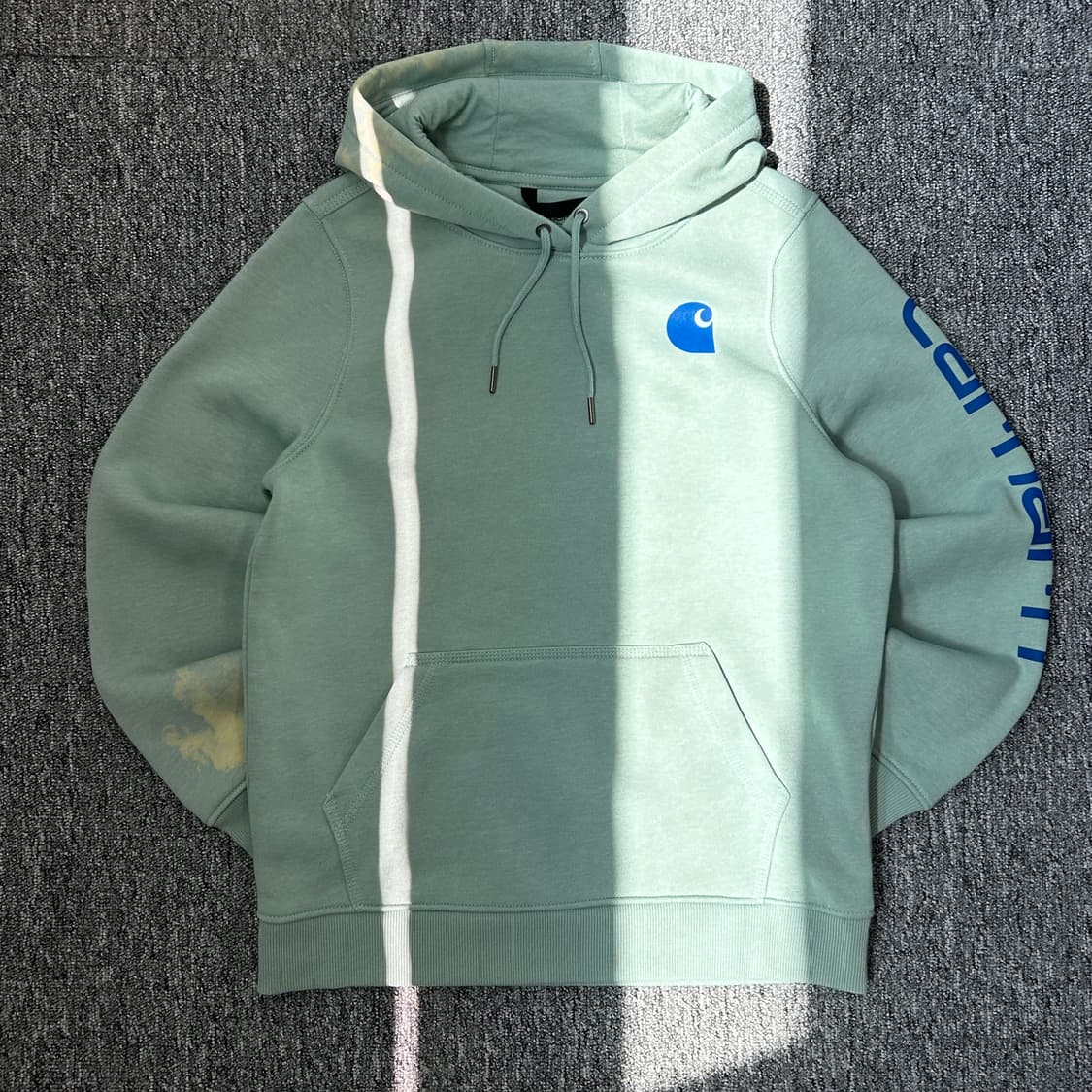 칼하트 민트 기모 후드티 상품이미지1