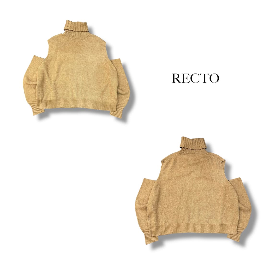  렉토 절개 터틀넥 니트 y14368 상품이미지1