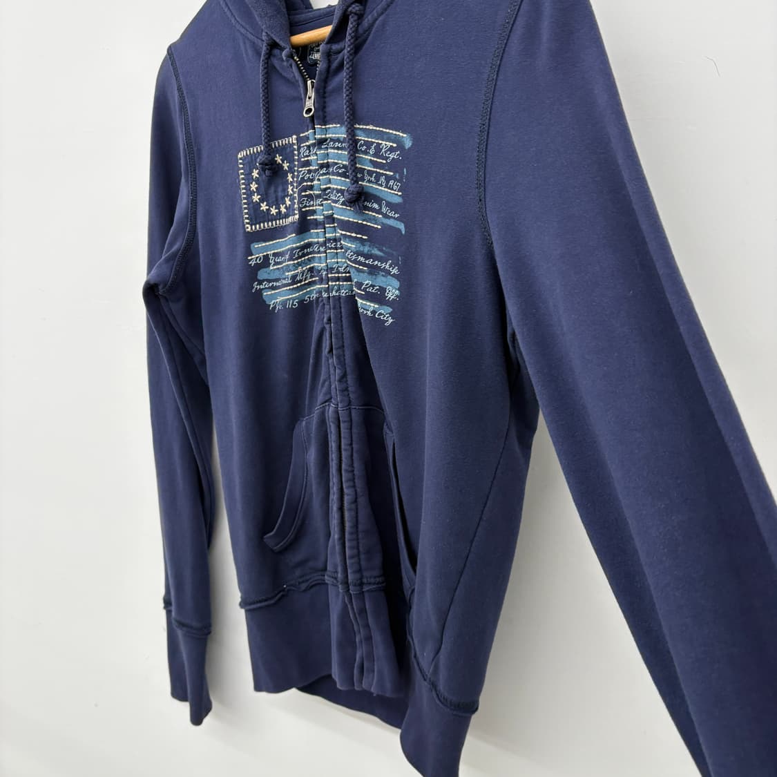 폴로 네이비 성조기 후드집업 여m 상품이미지3