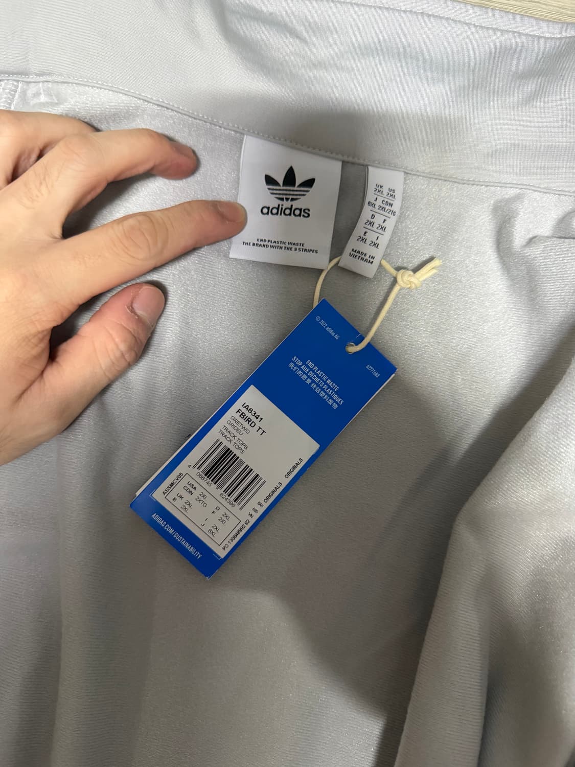 아디다스 져지 실버 상품이미지3