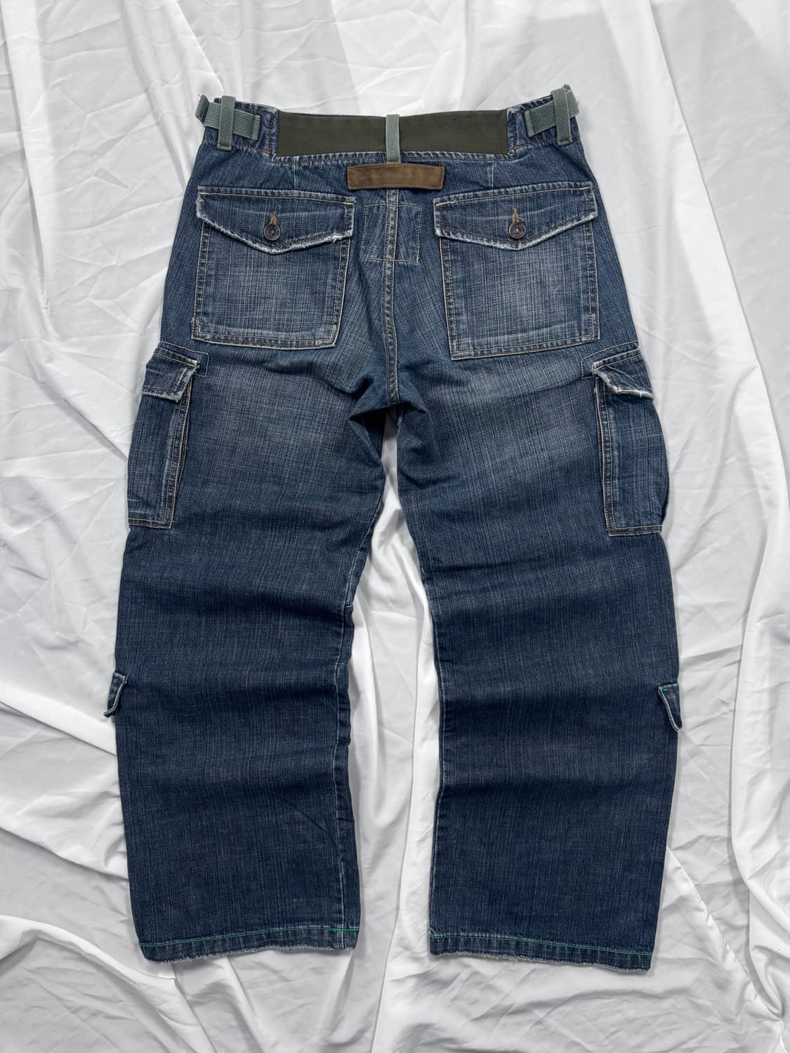 Vintage Denim Cargo Pants 상품이미지7