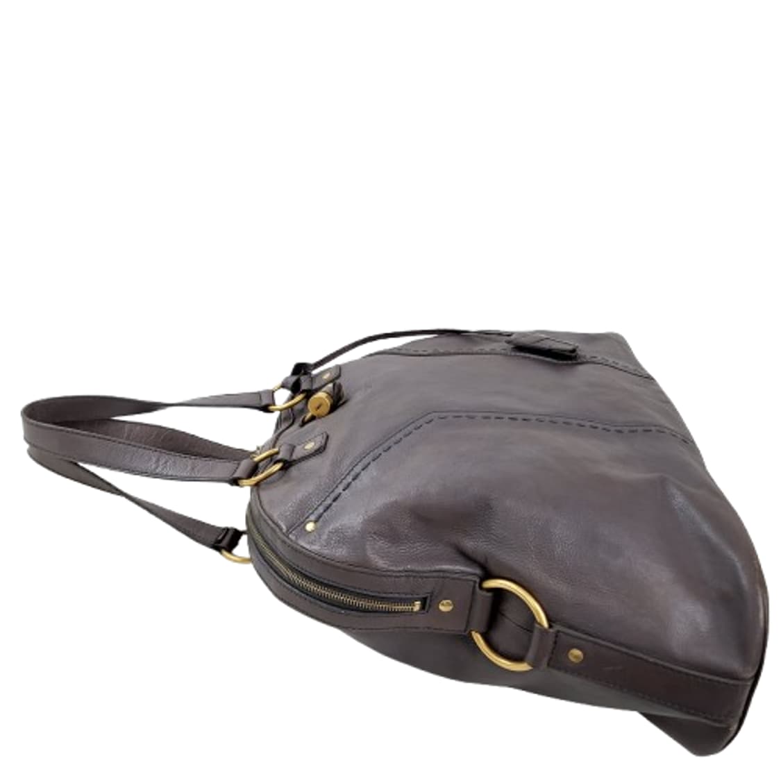 정품 생로랑(입생로랑) 뮤즈백 그레이 라지 상품이미지5