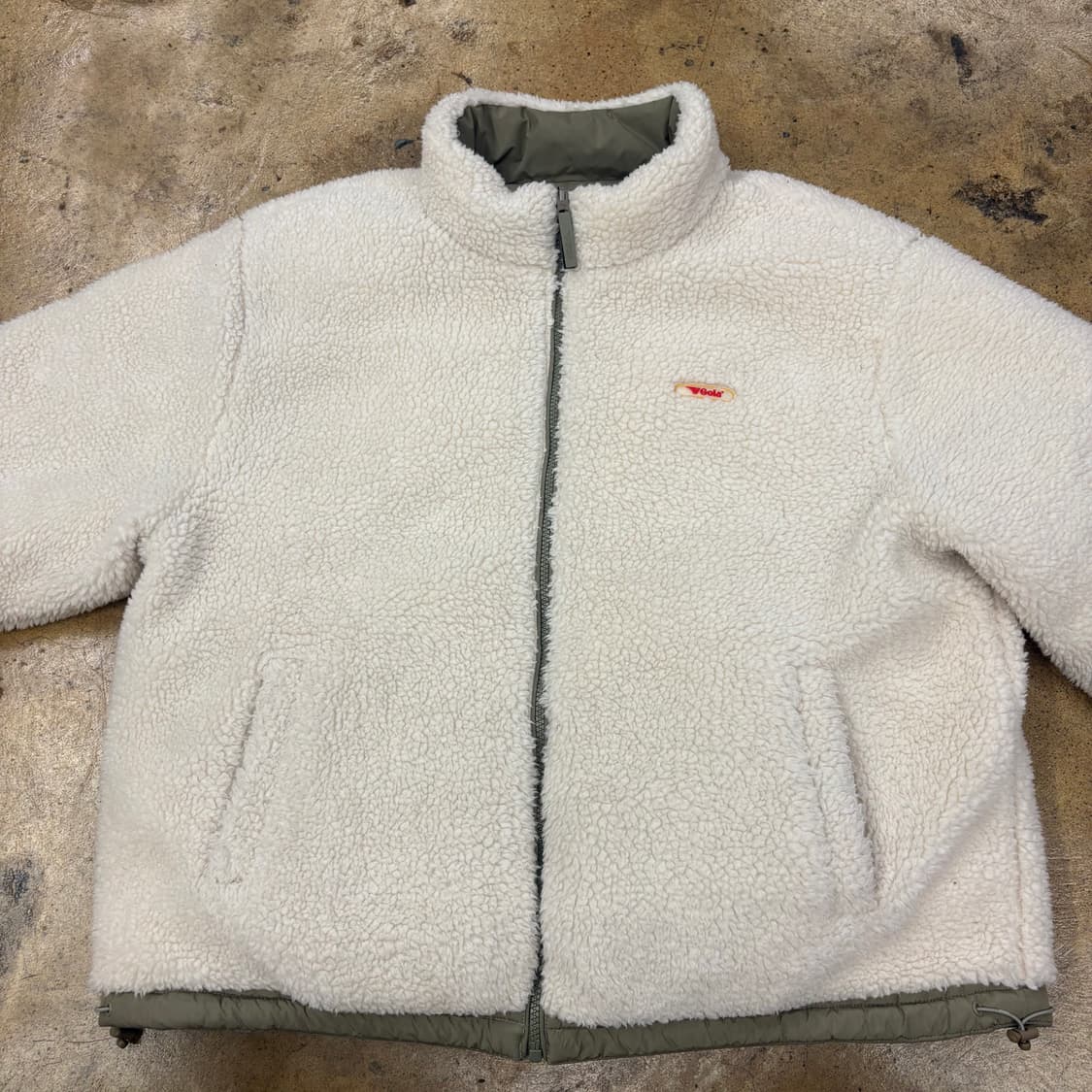 [정품/M] Gola 골라 양털 플리스 자켓 b17 상품이미지3