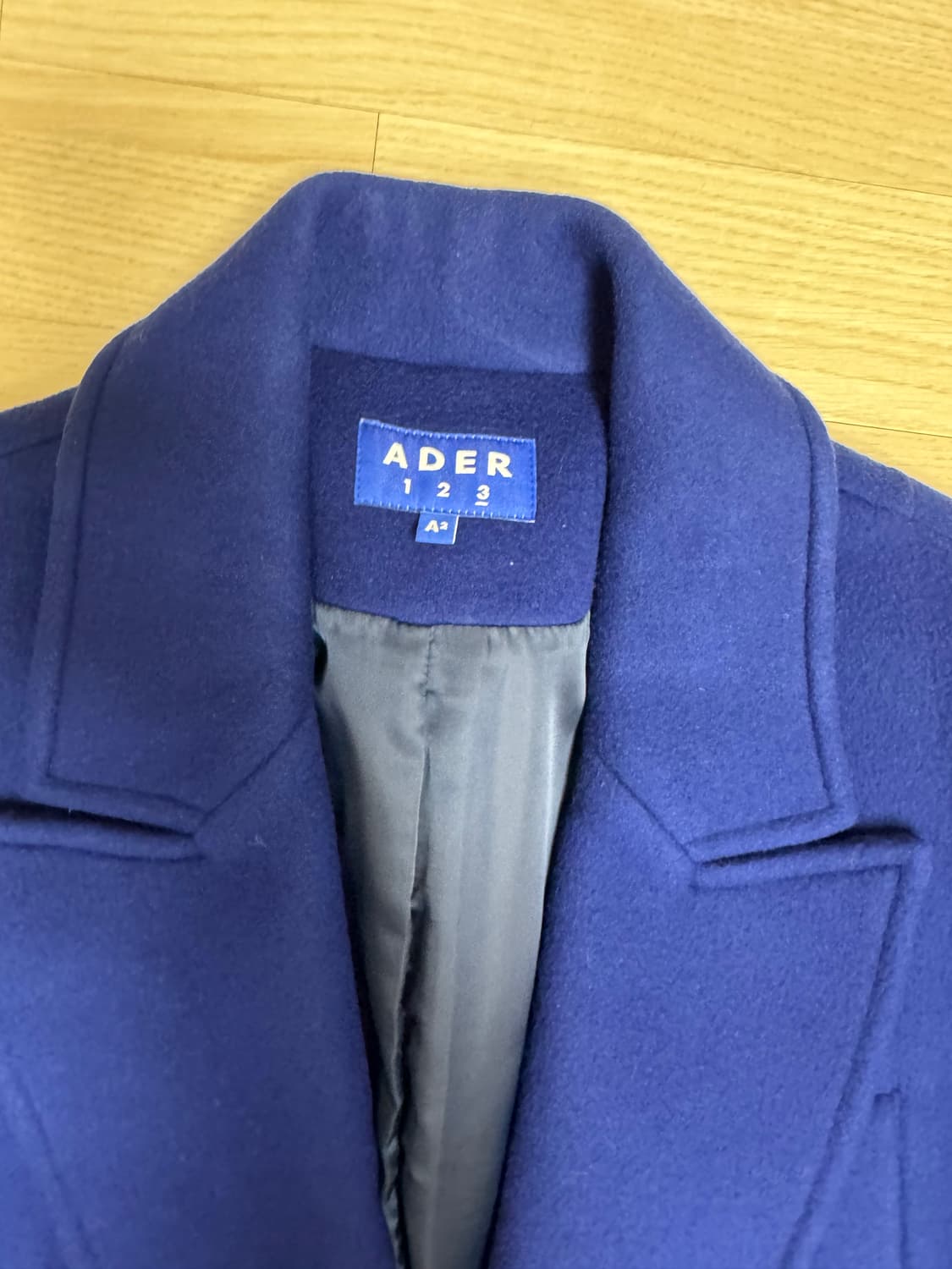 아더에러 블루 더블 코트 상품이미지6