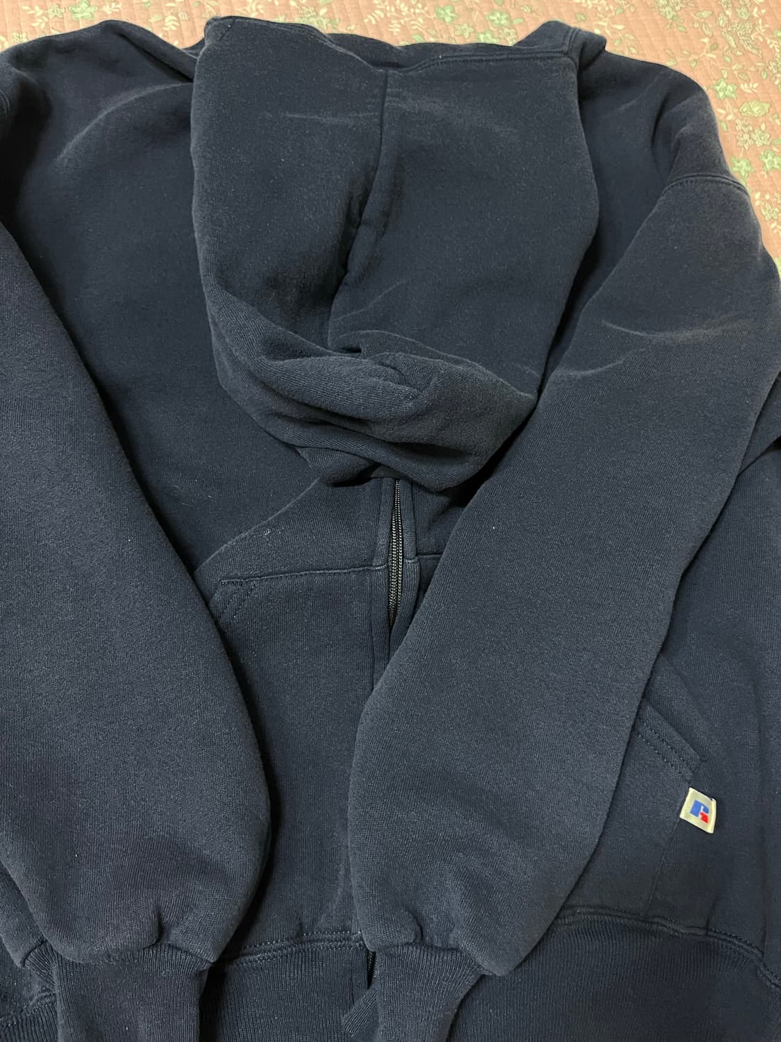 XL) 러셀 후드집업 네이비 미제 상품이미지2