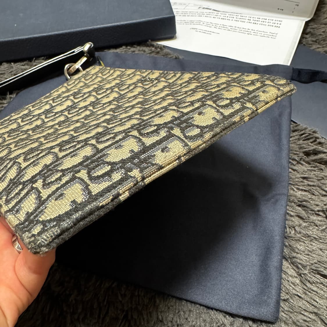 [ 풀구성 ] 디올 오블리크 A5 클러치백 상품이미지4